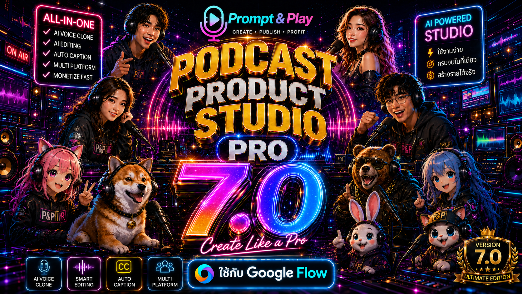 Podcast Product Studio Flow